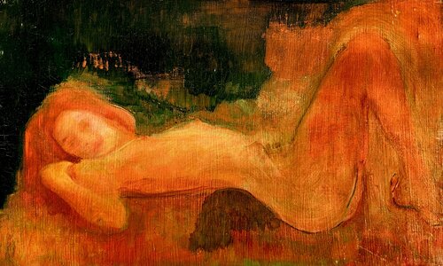 Nude by Francesco Calistri, Painting for Sale on Select
