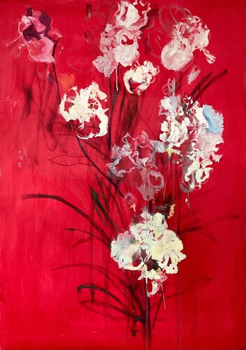 Passion Iris by Francesco Calistri, Painting for Sale on Select