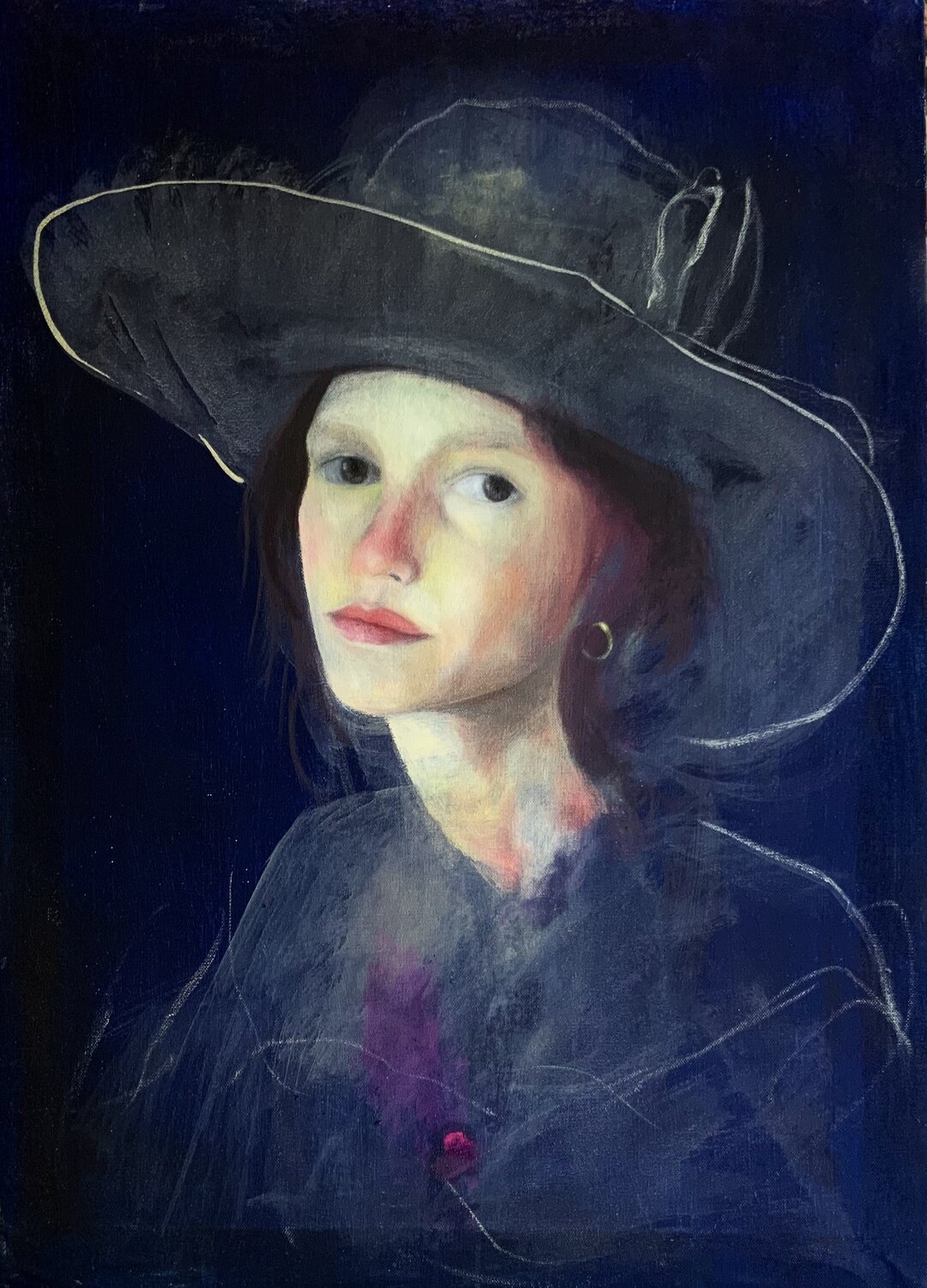 Fantasme (falena) Francesco Calistri Original painting for sale