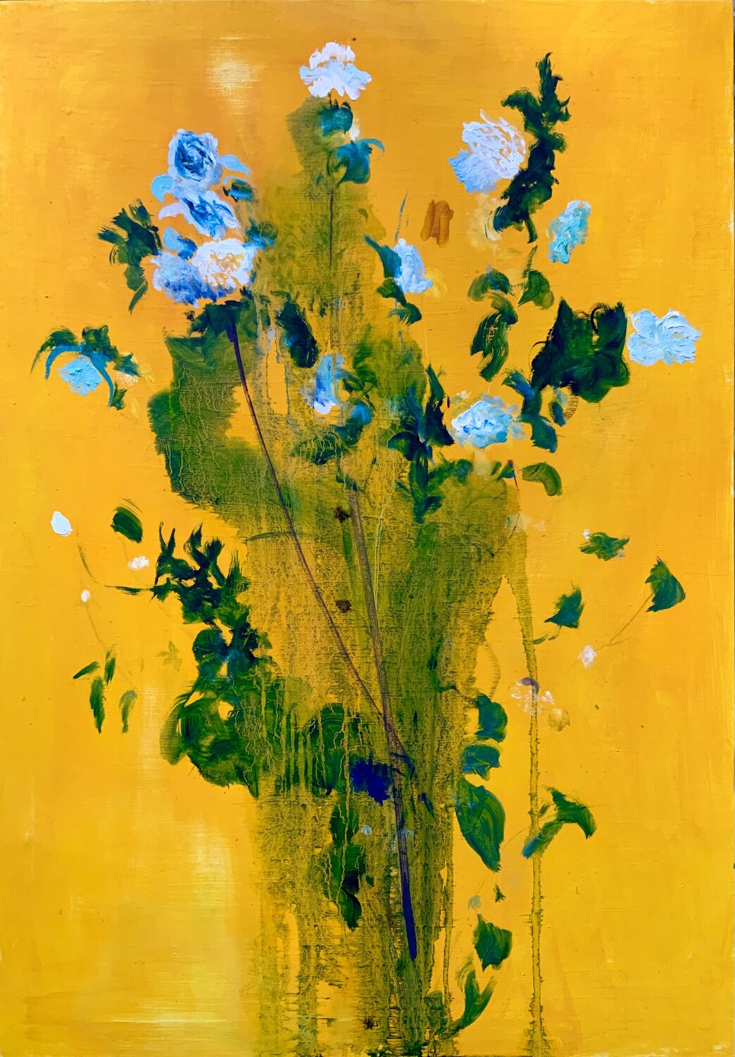 Branch of roses Francesco Calistri Original painting for sale