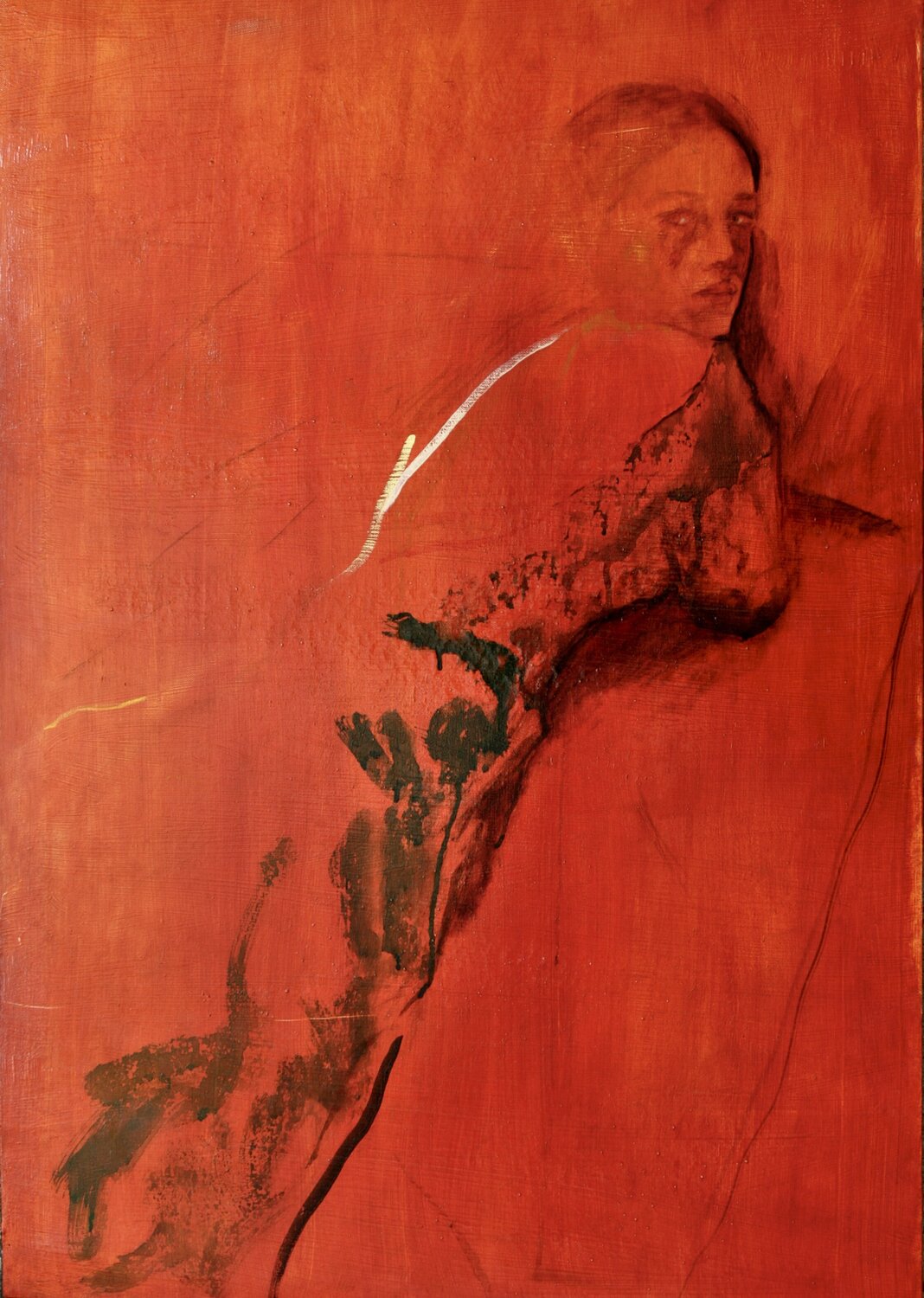 Waiting for Francesco Calistri Original painting for sale