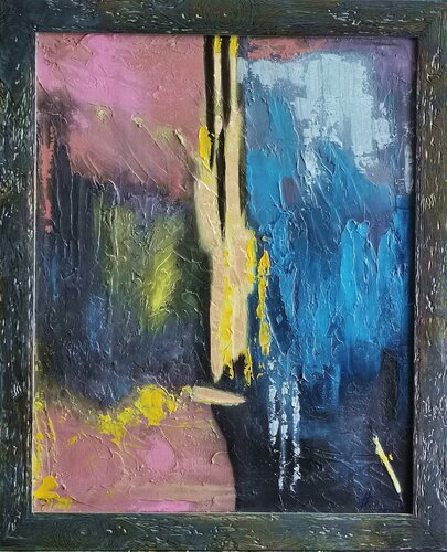 Inca gold - abstract texture painting. by Daheaven Art, Painting for Sale on Select
