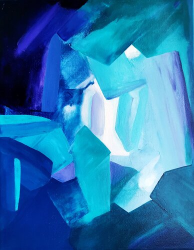 The Birth of Light. by Daheaven Art, Painting for Sale on Select