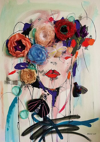 Protocol of Presence: Fragment No. 6. by Daheaven Art, Painting for Sale on Select