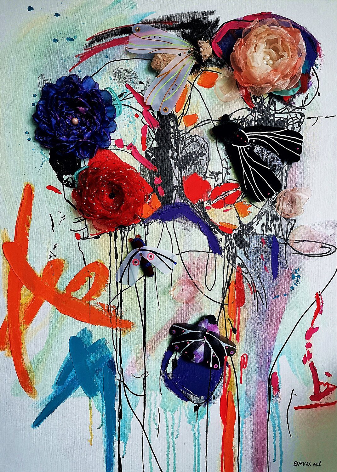 Protocol of Presence: Fragment No. 5. Daheaven Art Original painting for sale