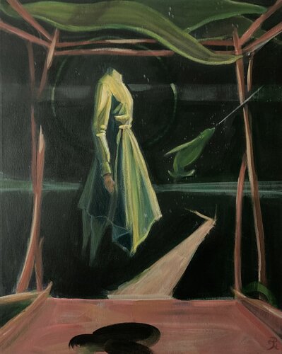 Übertritt by Lemonie Pearl, Painting for Sale on Select
