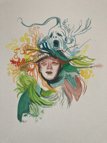 Schrei der Natur by Lemonie Pearl, Painting for Sale on Select