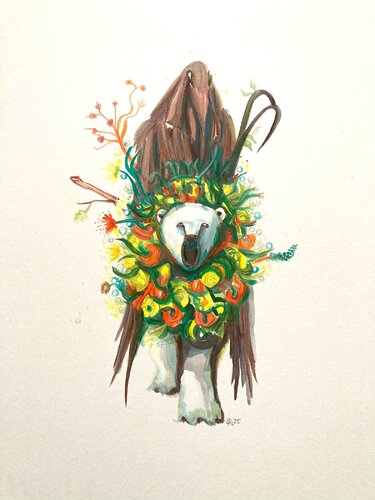 Sensiges Beisammen by Lemonie Pearl, Painting for Sale on Select