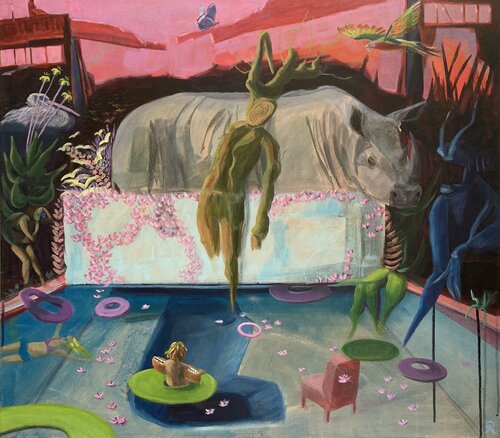Zeitenwandler by Lemonie Pearl, Painting for Sale on Select