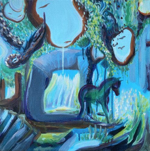 Nexus by Lemonie Pearl, Painting for Sale on Select