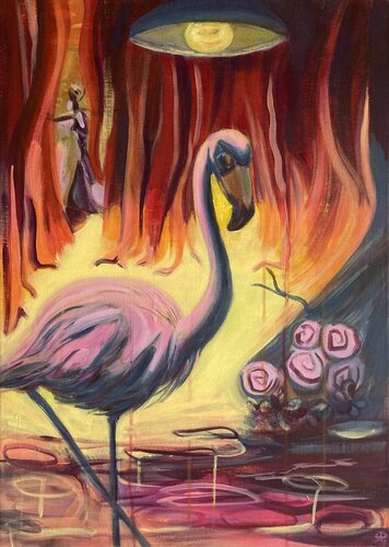 Lichtsteher by Lemonie Pearl, Painting for Sale on Select