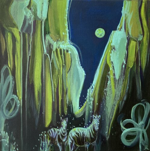 Nachtschwärmer by Lemonie Pearl, Painting for Sale on Select