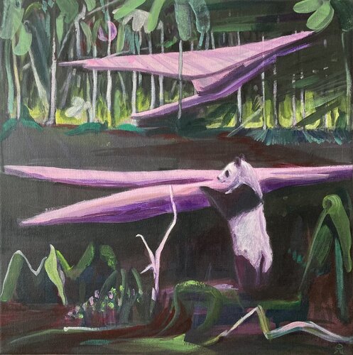 Waiting for the rain by Lemonie Pearl, Painting for Sale on Select