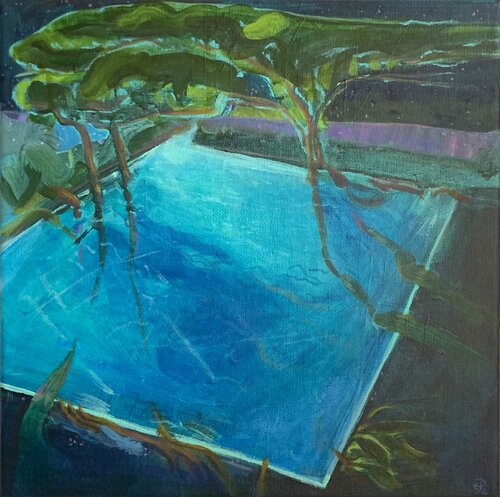 Get-a-Pool 5 by Lemonie Pearl, Painting for Sale on Select