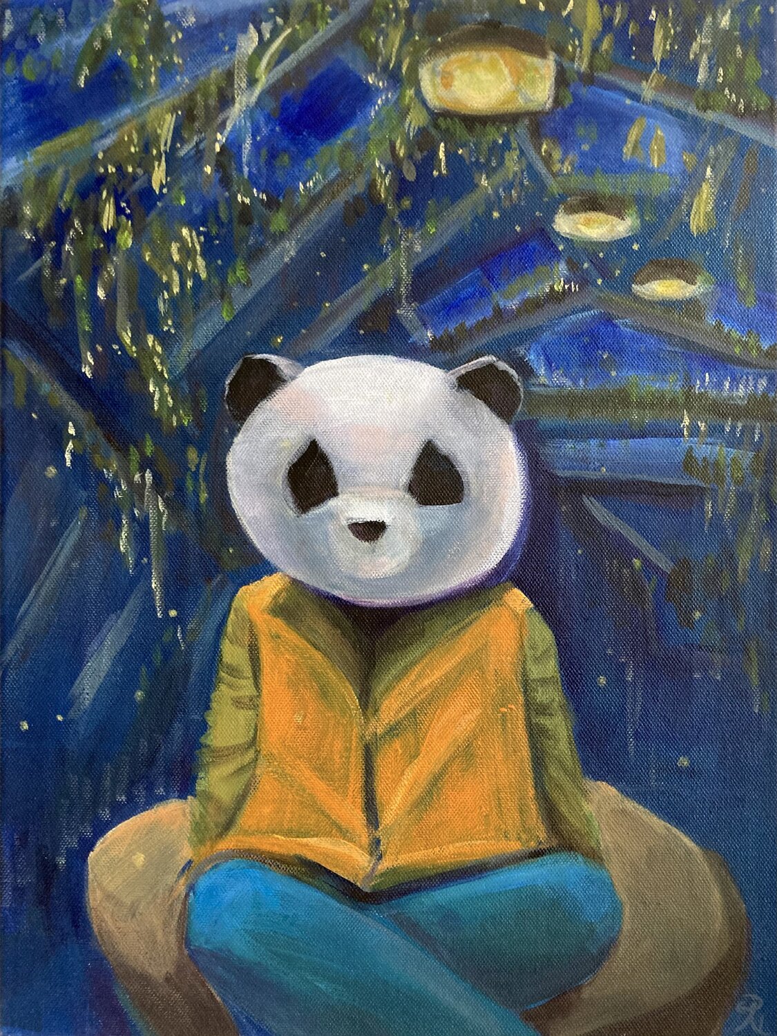 Revolution Lemonie Pearl Original painting for sale
