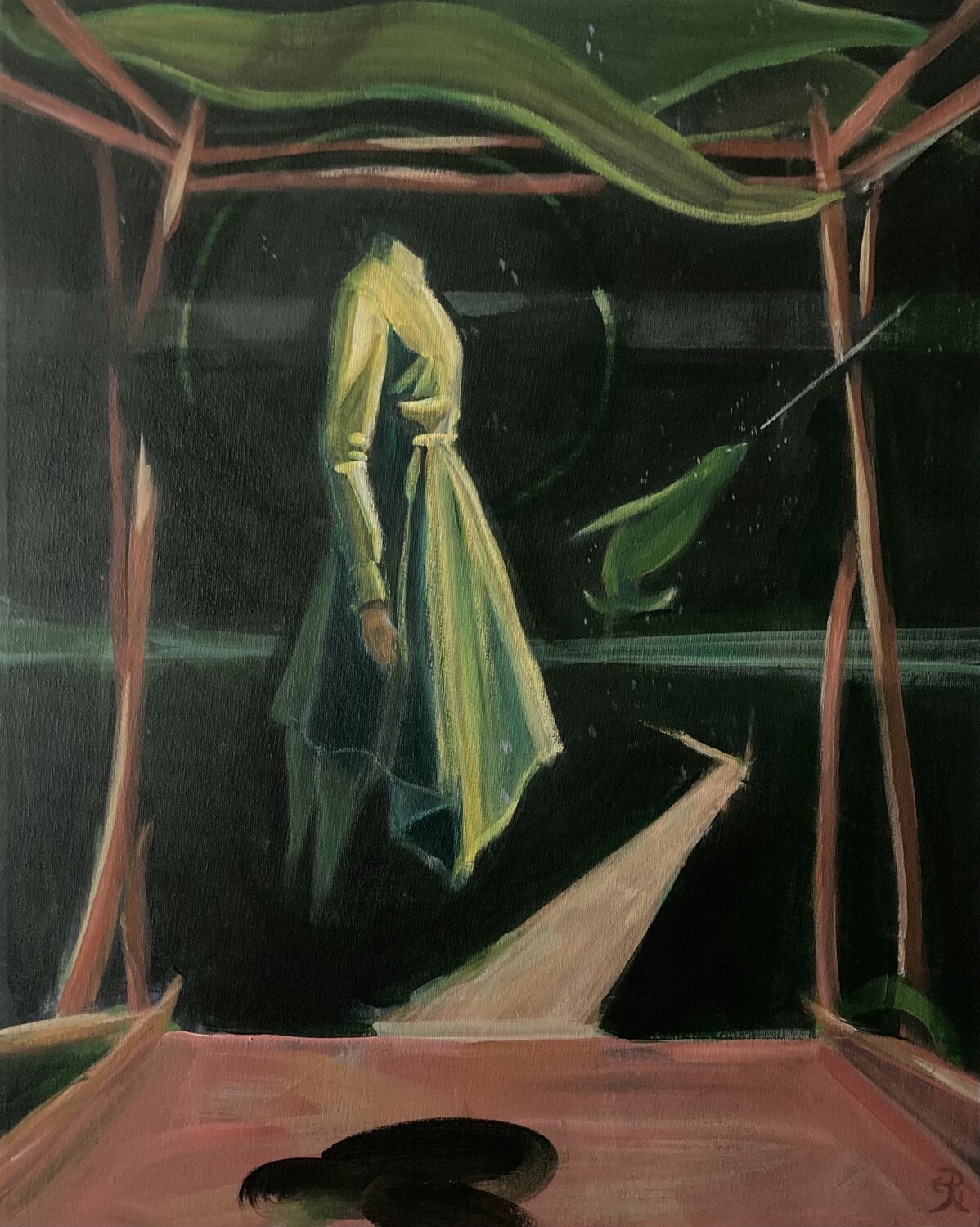 Übertritt Lemonie Pearl Original painting for sale