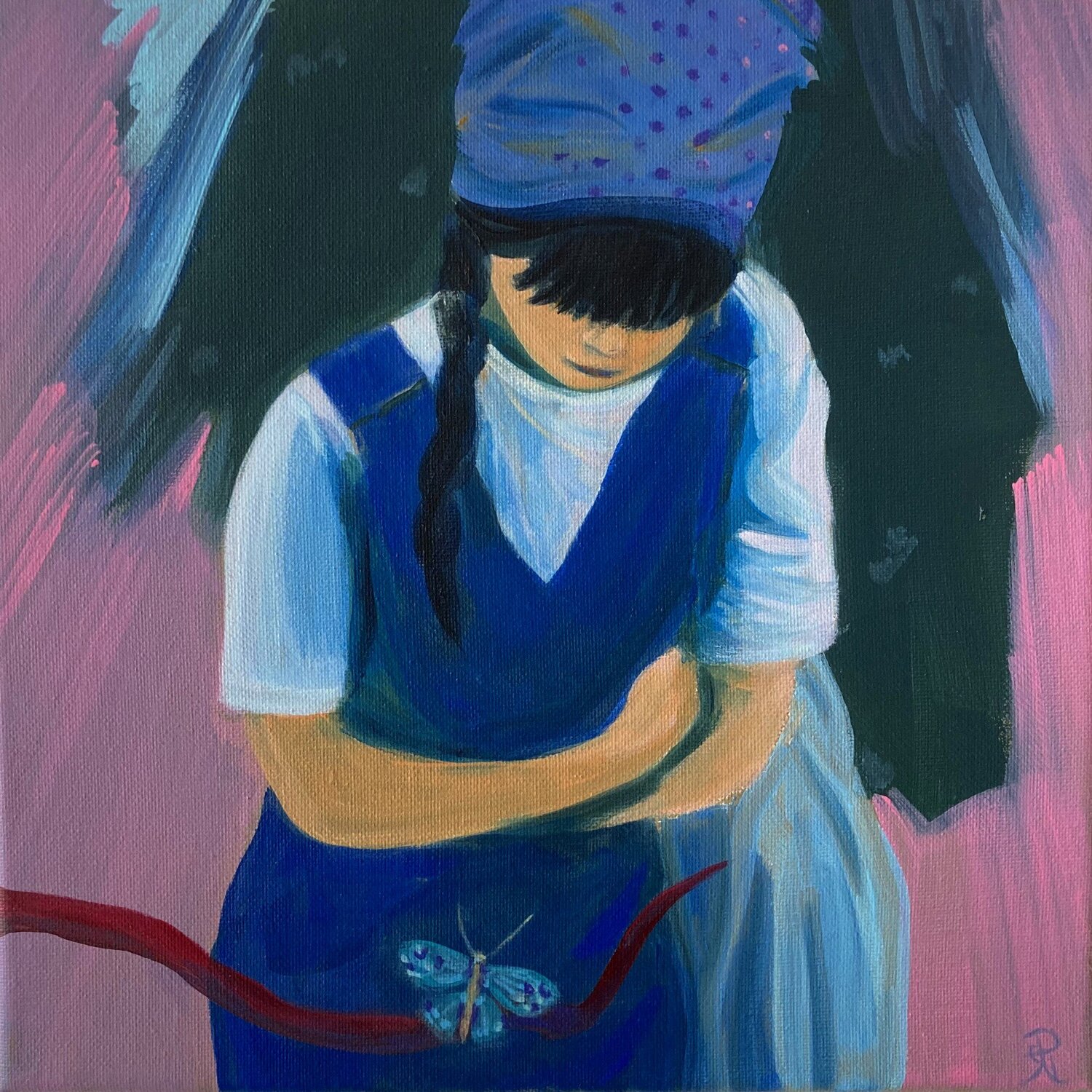 Fokus Lemonie Pearl Original painting for sale