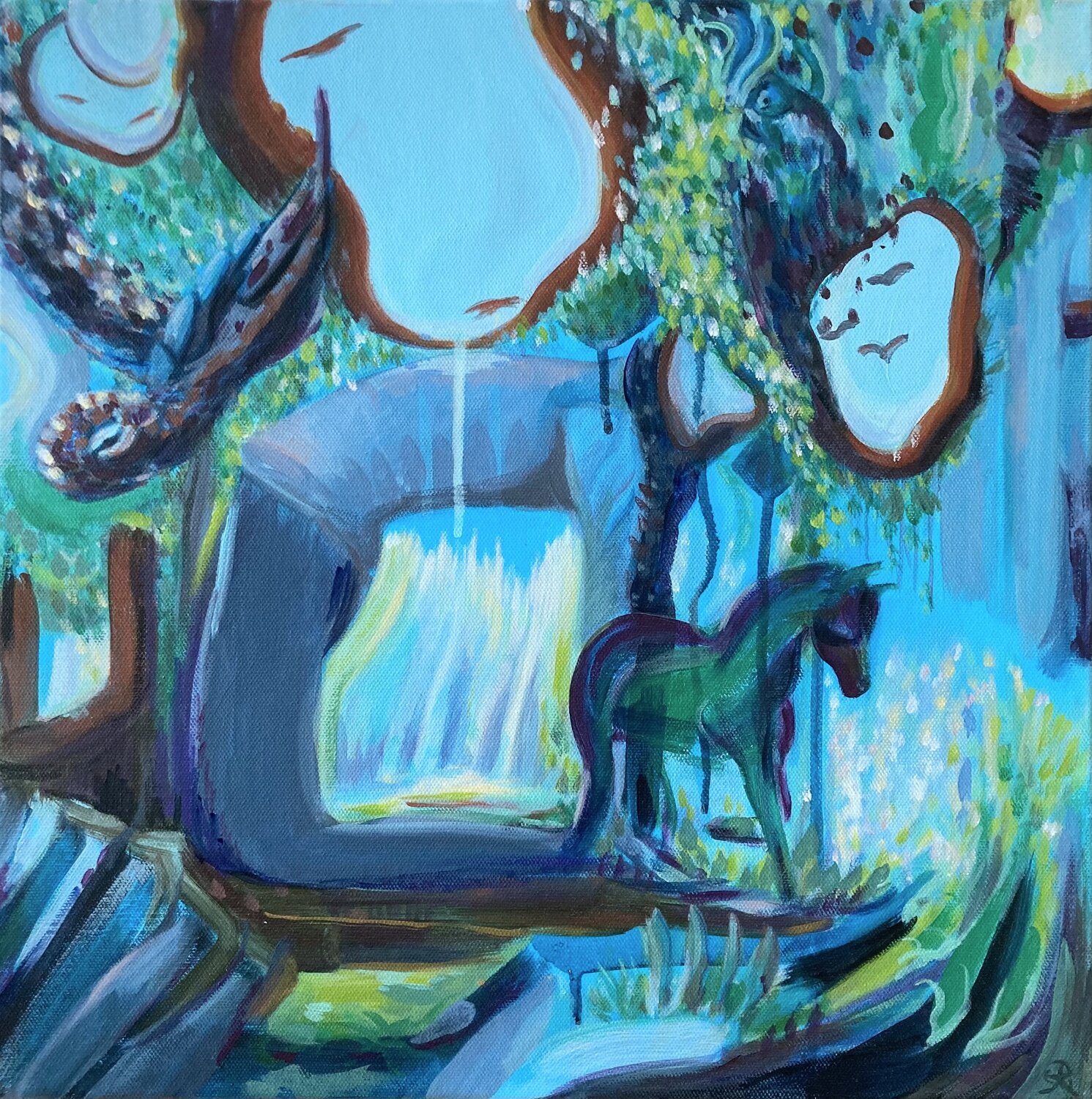 Nexus Lemonie Pearl Original painting for sale