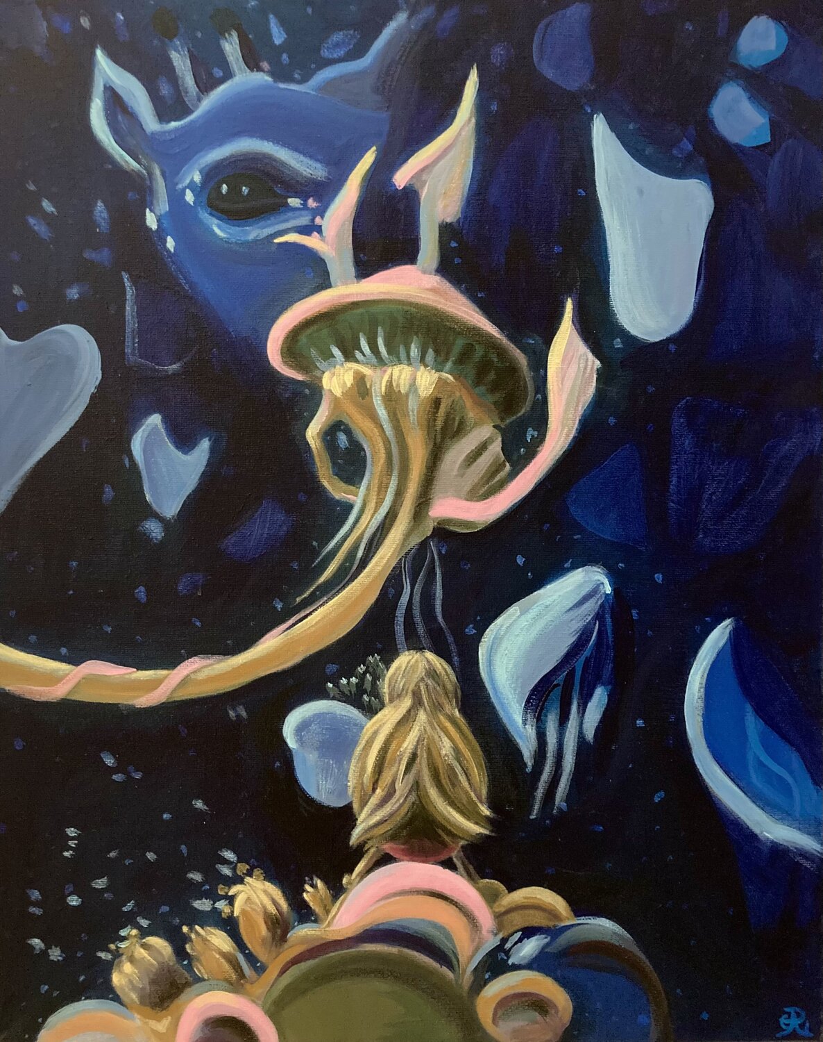 In another Milkyway Lemonie Pearl Original painting for sale