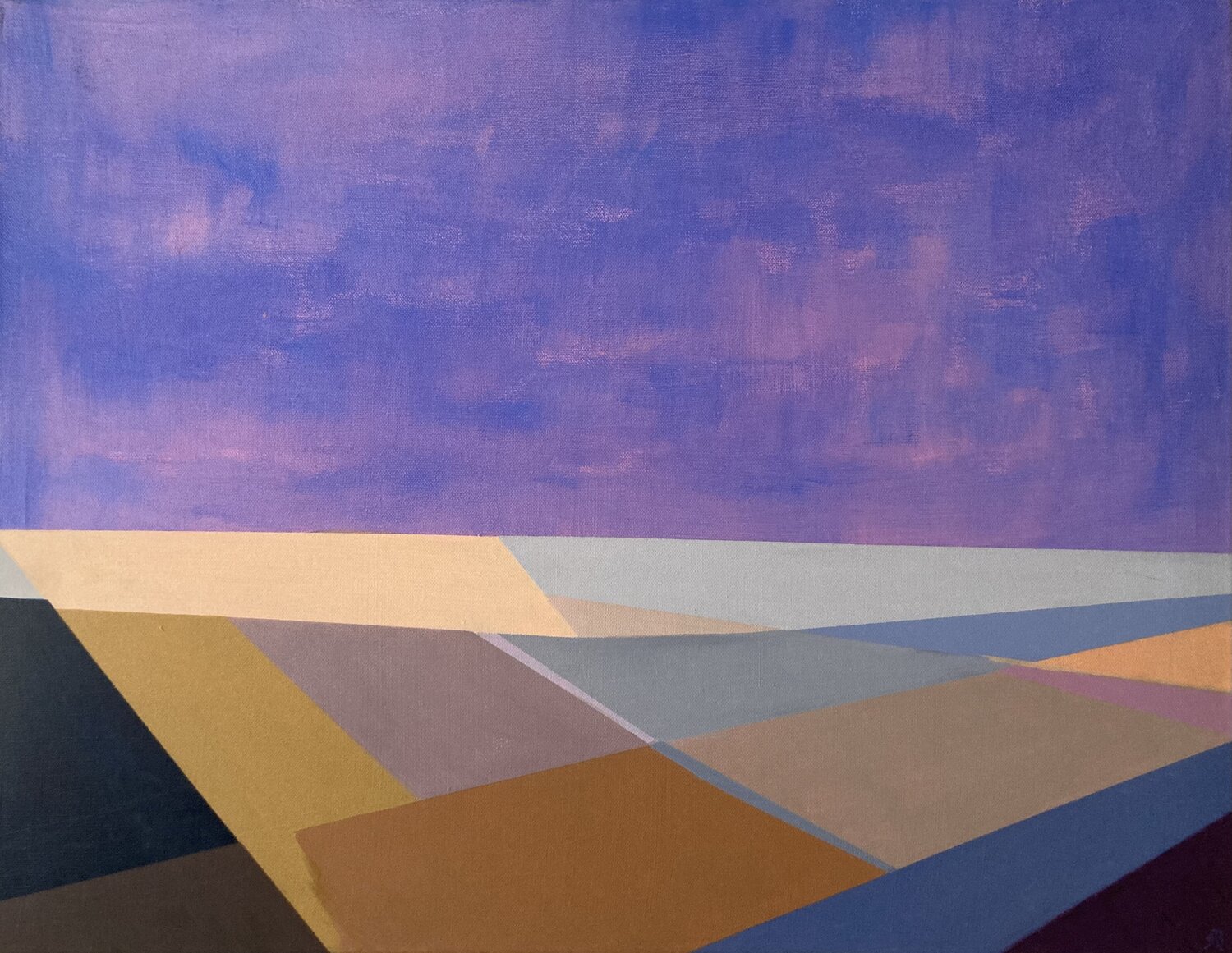 Purple Rain Lemonie Pearl Original painting for sale
