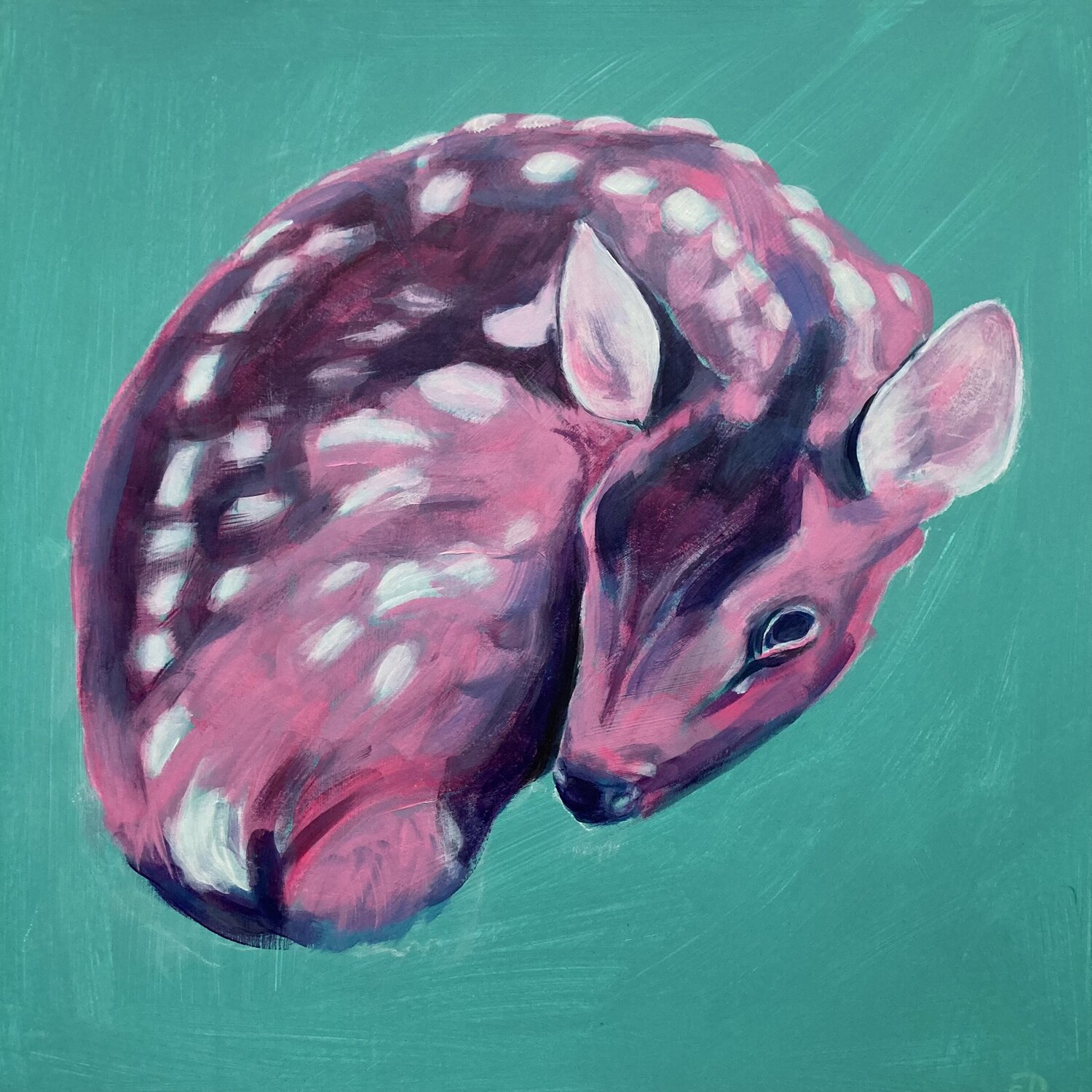 Vigilance Lemonie Pearl Original painting for sale