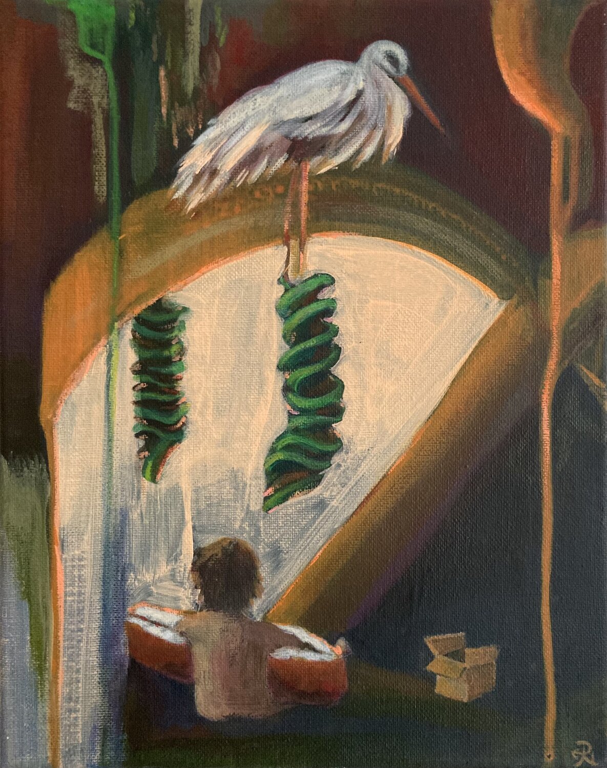 Landeverbot Lemonie Pearl Original painting for sale