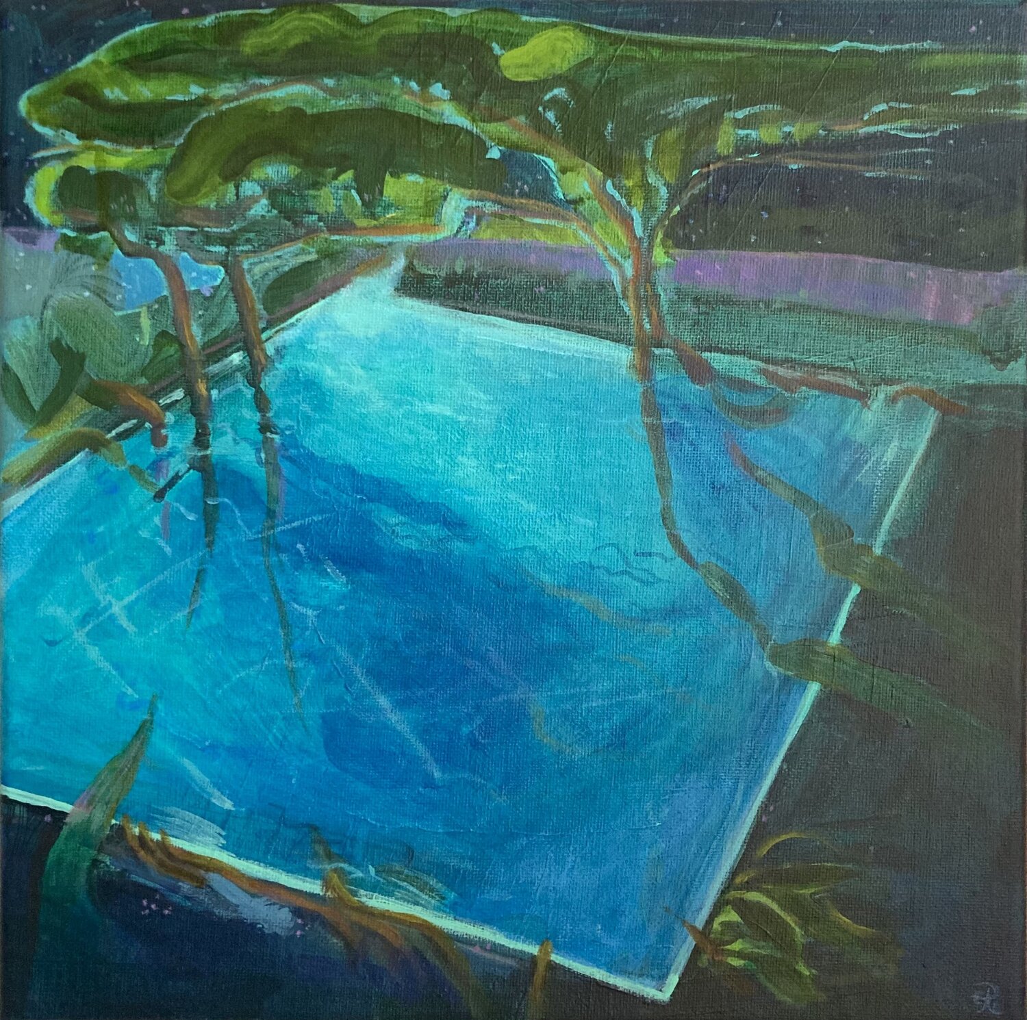 Get-a-Pool 5 Lemonie Pearl Original painting for sale