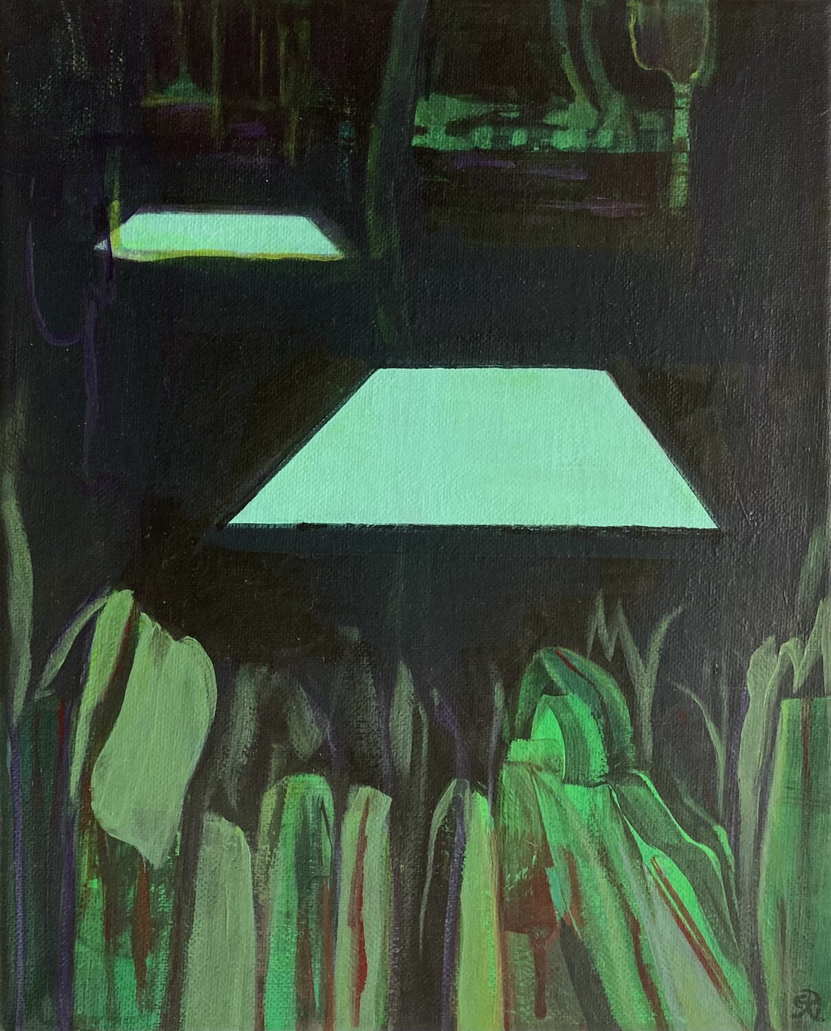 Get-a-Pool 7 Lemonie Pearl Original painting for sale