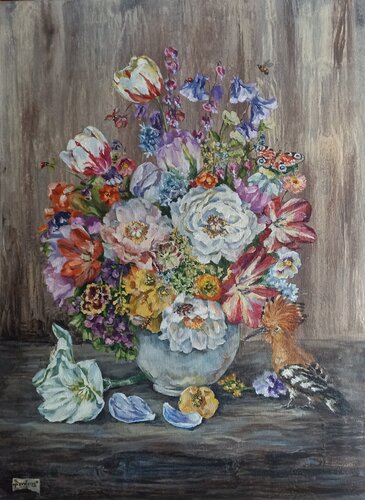 We protect nature 3. by Tetyana Donets, Painting for Sale on Select