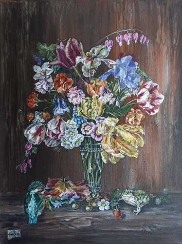 We protect nature 5. by Tetyana Donets, Painting for Sale on Select