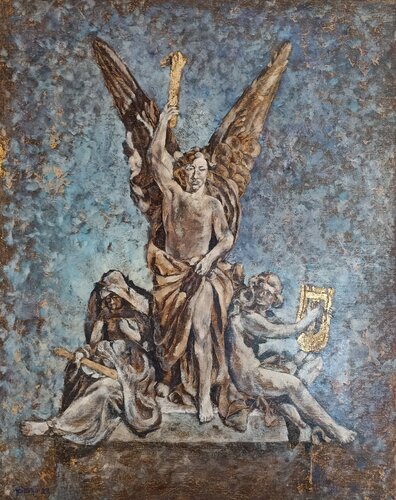 The whole world is a teater. by Tetyana Donets, Painting for Sale on Select