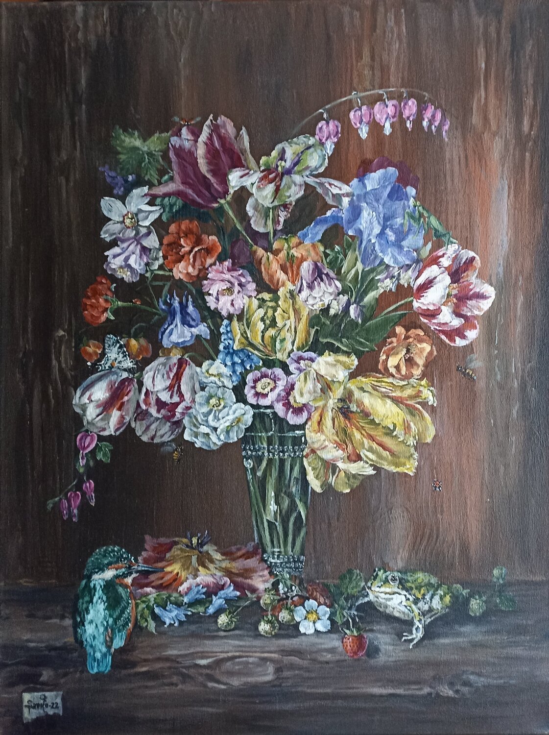 We protect nature 5. Tetyana Donets Original painting for sale