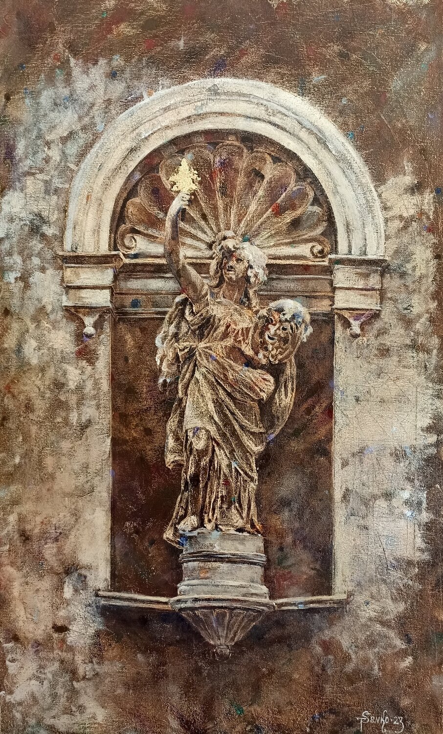 Comedy. Tetyana Donets Original painting for sale