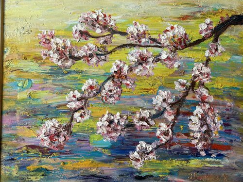 Spring is always in my soul by JULIJA PUZIRJOVA, Painting for Sale on Select