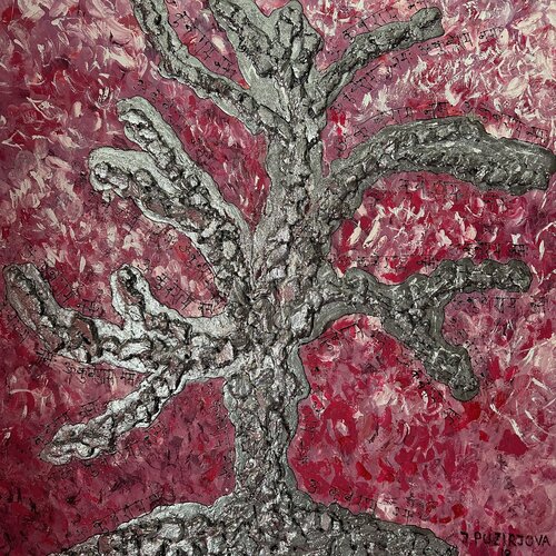Wishing tree by JULIJA PUZIRJOVA, Painting for Sale on Select