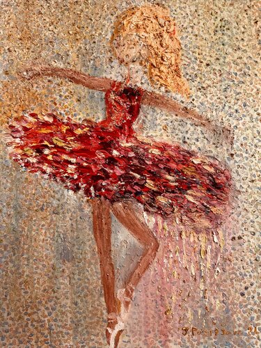Warning: The Skirt is Out of Control by JULIJA PUZIRJOVA, Painting for Sale on Select