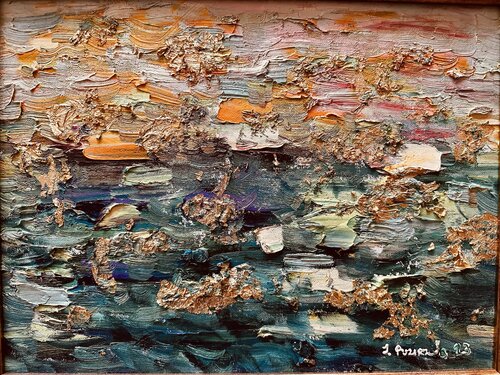 Waves That Know a Jeweler's Secrets by JULIJA PUZIRJOVA, Painting for Sale on Select
