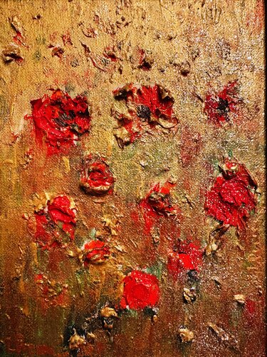 Drops of passion on the backdrop of eternity by JULIJA PUZIRJOVA, Painting for Sale on Select