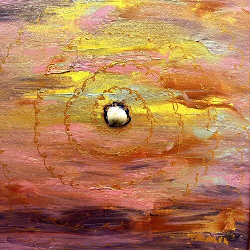 Golden spiral of harmony. by JULIJA PUZIRJOVA, Painting for Sale on Select