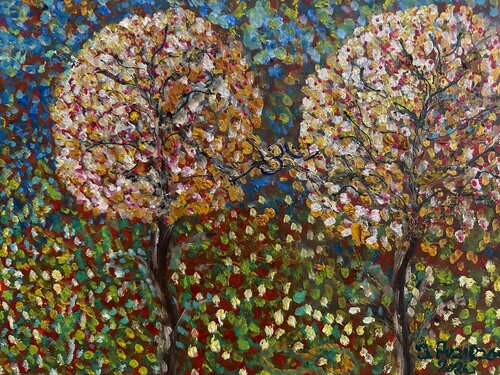 To Hear Each Other by JULIJA PUZIRJOVA, Painting for Sale on Select