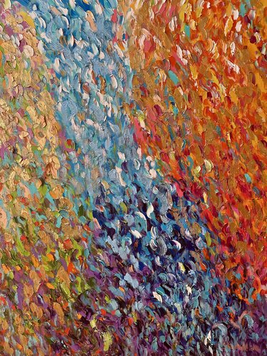 Waterfalls of the Universe by JULIJA PUZIRJOVA, Painting for Sale on Select