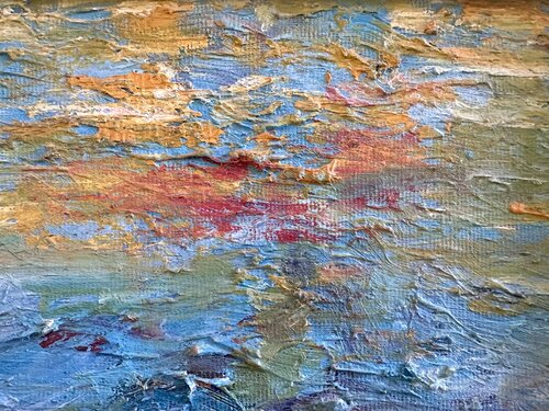 Romance of Water and Fire by JULIJA PUZIRJOVA, Painting for Sale on Select