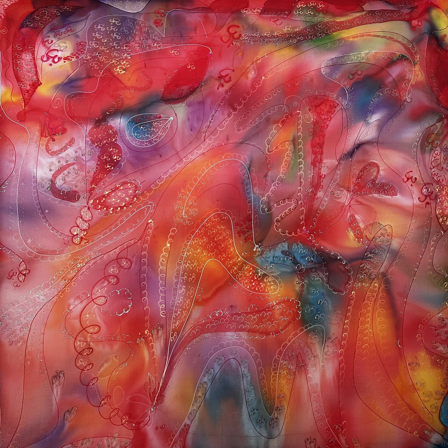 Somewhere here inspiration is hiding JULIJA PUZIRJOVA Original painting for sale