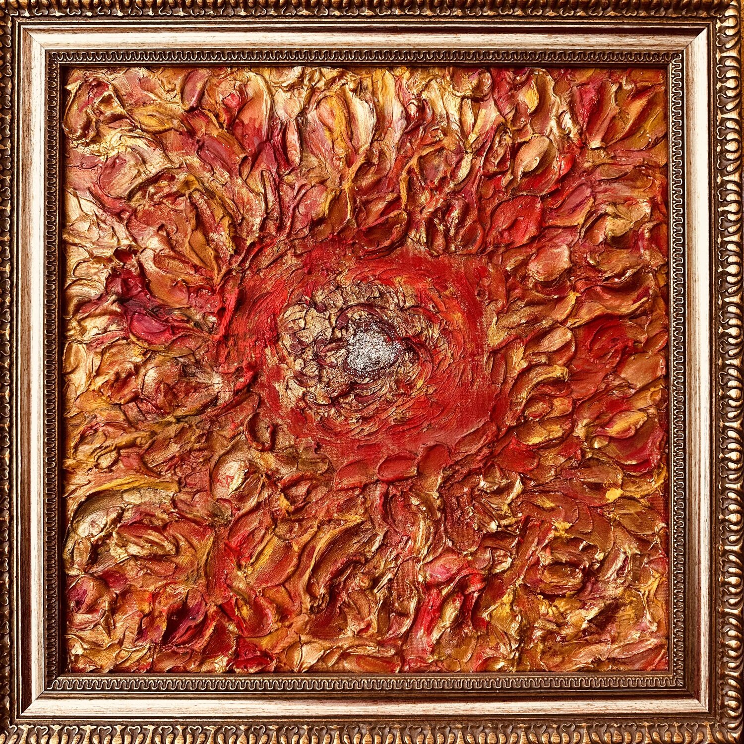 The fire in my soul and the fire in your interior. JULIJA PUZIRJOVA Original painting for sale