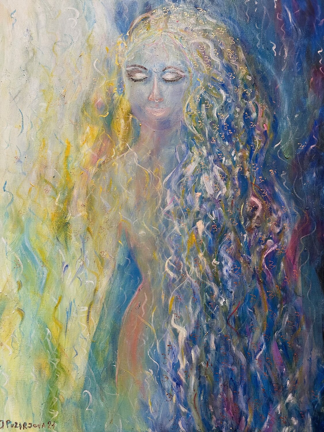 Tenderness of the Ocean JULIJA PUZIRJOVA Original painting for sale