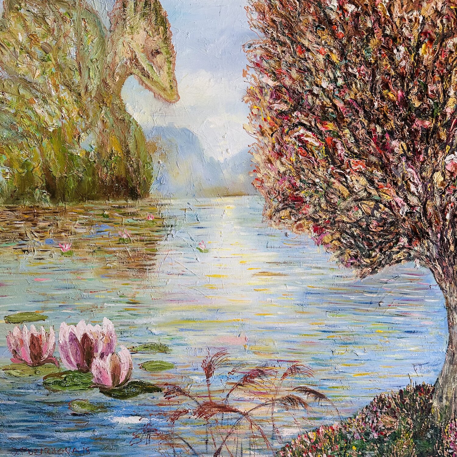 A Fairy Tale as a State of the Soul JULIJA PUZIRJOVA Original painting for sale