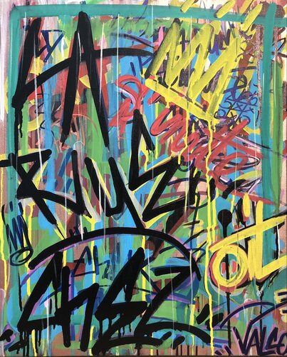 La rue s'invite chez oit by Valco, Painting for Sale on Select