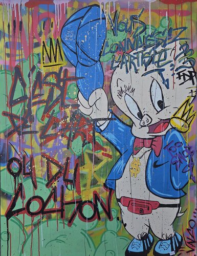 C'est de l'art ou du cochon by Valco, Painting for Sale on Select