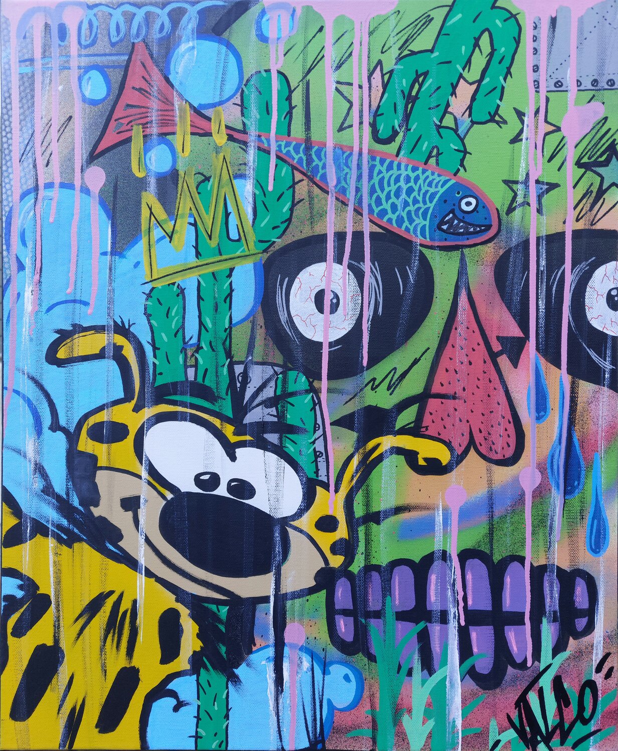 Loco mundo Valco Original painting for sale