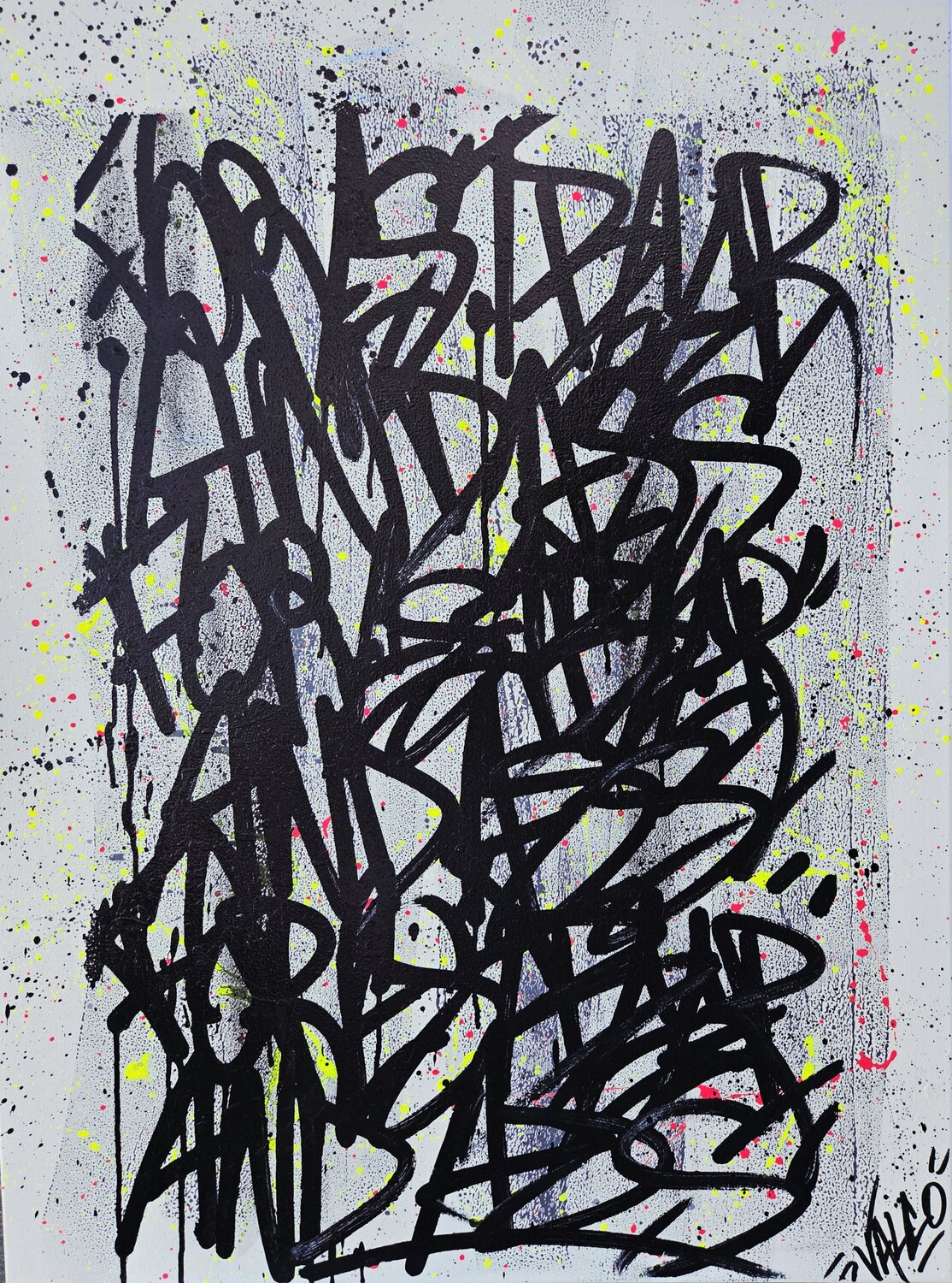 Forest, beer and ass Valco Original painting for sale